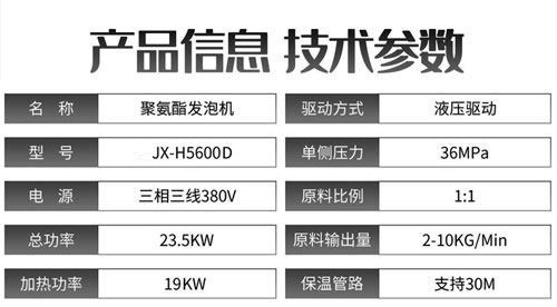 JX-H5600D液压聚氨酯发泡机(图2)